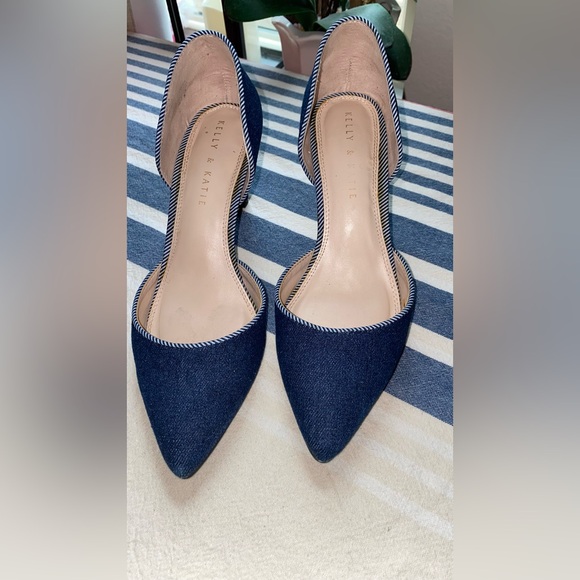 Kelly & Katie Shoes - Kelly & Katie blue jeans high heel